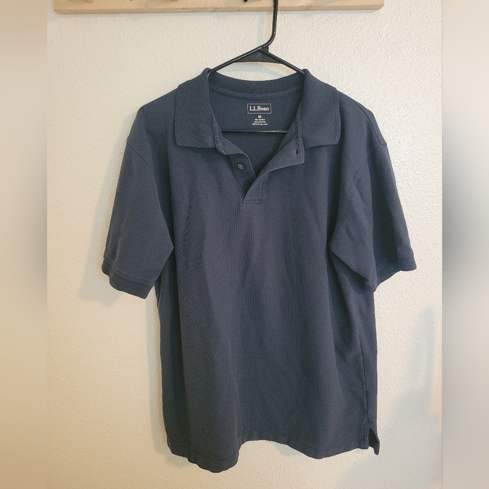 L.L. Bean Men's Polo Shirt Bundle, 5 Shirts, Size Medium, 100% Cotton - Picture 4 of 9